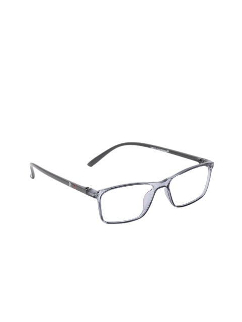 

VAST Unisex Transparent Solid Full Rim Antiglare Zero Power TR90 Rectangle Computer Frames
