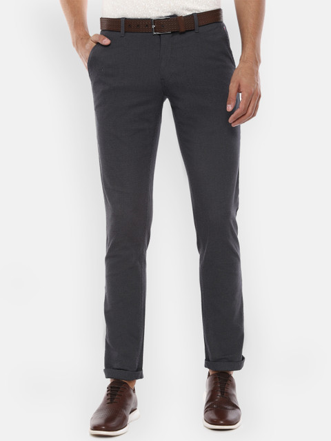 

Louis Philippe Sport Men Grey Slim Fit Solid Regular Trousers