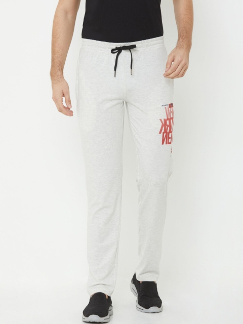 

Sweet Dreams Men Grey Solid Straight-Fit Track Pants