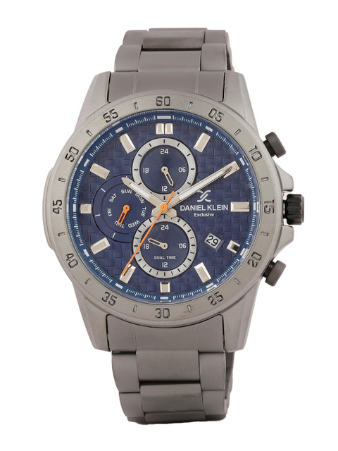 

Daniel Klein Men Blue Analogue Watch DK.1.12480-6