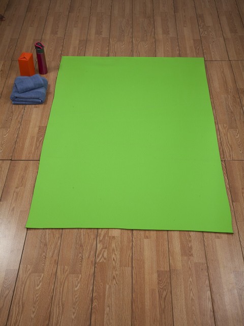 

HOSTA HOMES Green Textured Extra Large Anti-Skid Yoga Mat