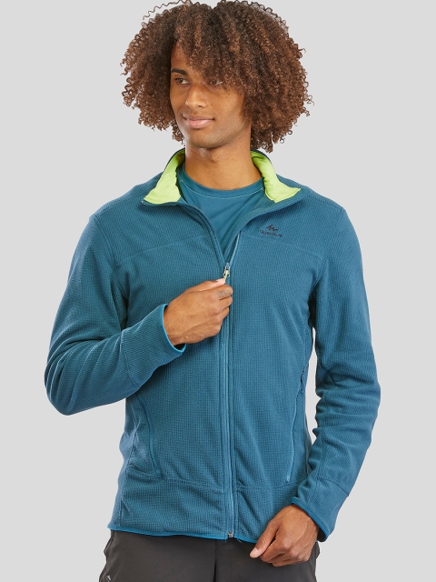 

Quechua By Decathlon Men Blue Solid Insulator Sporty Jacket