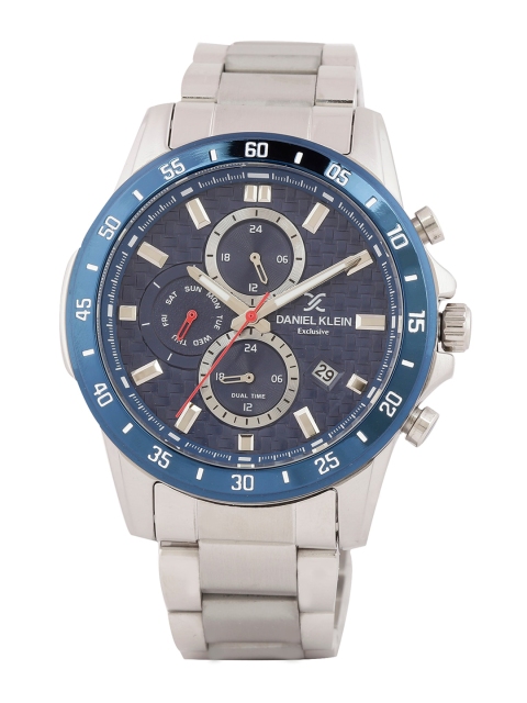 

Daniel Klein Men Blue Analogue Watch DK.1.12480-3