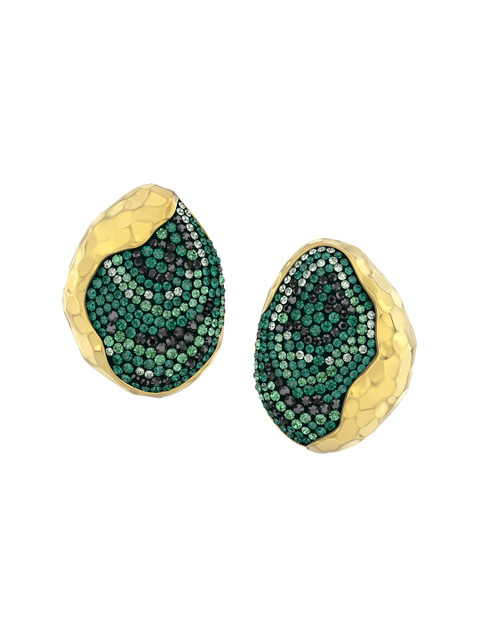 

SWAROVSKI Gold-Plated The Elements Clip Earrings