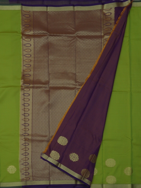 

Pothys Green Woven Design Art Silk Saree