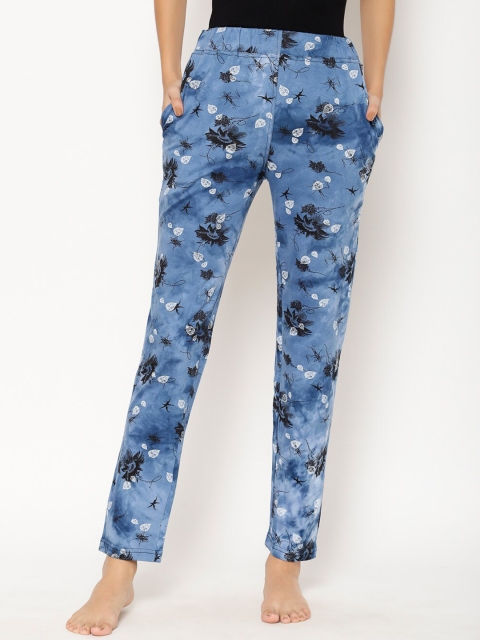 

Floret Women Blue Printed Lounge Pants