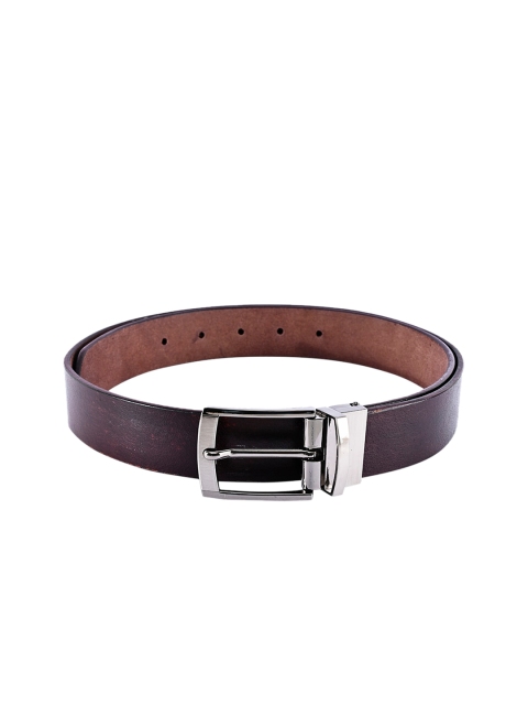 

BuckleUp Men Coffee Brown Solid Leather Belt