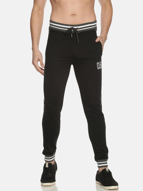 

Force NXT Men Black Solid Slim-Fit Joggers