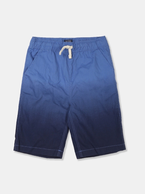 

The Childrens Place Boys Blue Colourblocked Regular Fit Regular Shorts