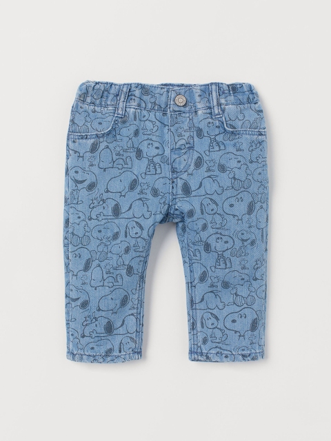 

H&M Kids Blue Patterned Jeans