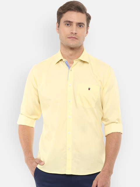

Louis Philippe Sport Men Yellow Slim Fit Solid Casual Shirt