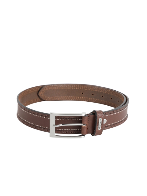 

Red Tape Men Brown Solid Leather Belt