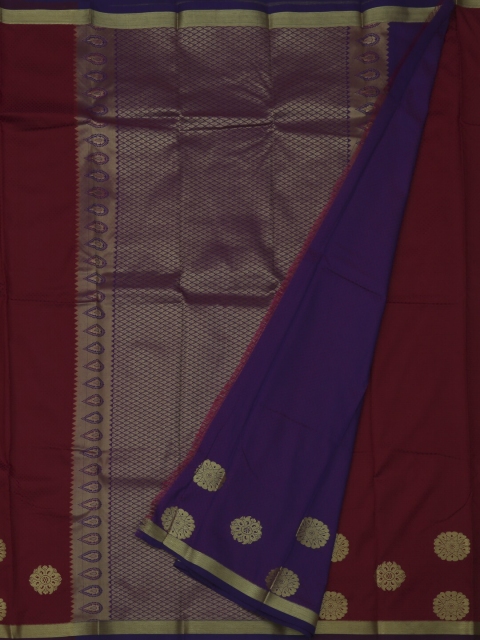 

Pothys Maroon Woven Design Art Silk Saree