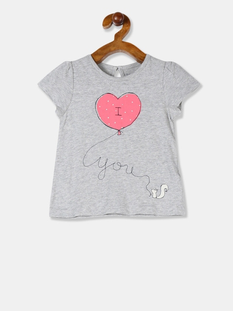 

GAP Boys Grey Printed Round Neck T-shirt