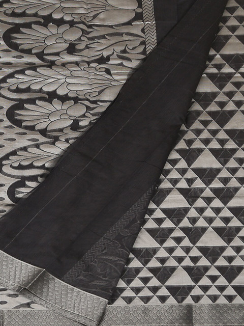 

Pothys Grey Woven Design Silk Cotton Saree