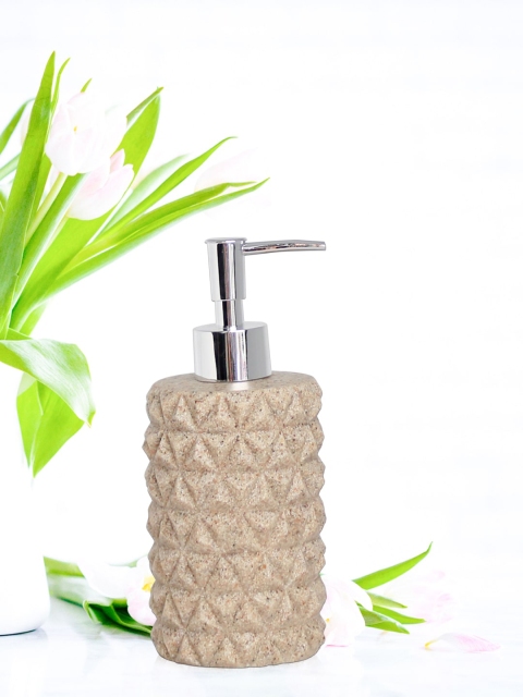 

Shresmo Unisex Beige Liquid Soap Dispenser