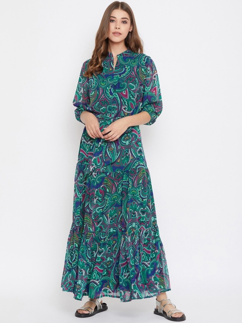 

Femella Women Multicoloured Printed Maxi Dress, Multi
