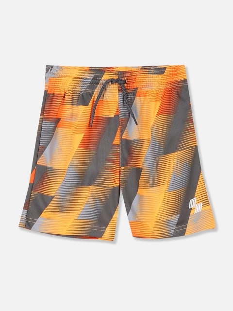 

The Childrens Place Boys Yellow Printed Regular Fit Sports Shorts