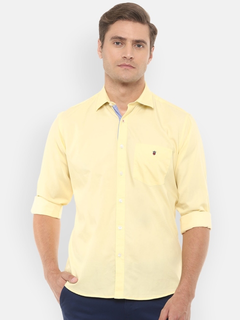 

Louis Philippe Sport Men Yellow Slim Fit Solid Casual Shirt