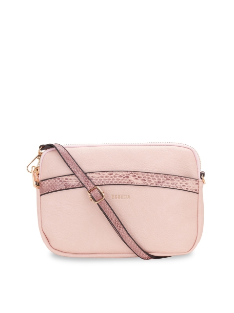 

ESBEDA Pink Textured Sling Bag