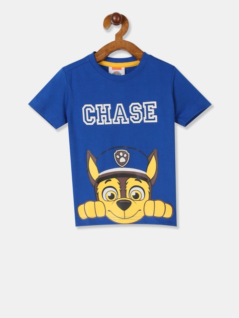 

Colt Boys Blue Printed Round Neck T-shirt