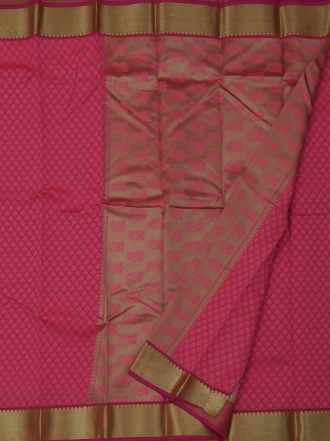 

Pothys Pink & Beige Art Silk Woven Design Saree