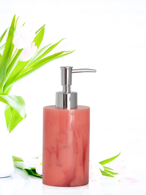 

Shresmo Unisex Pink Liquid Soap Dispenser