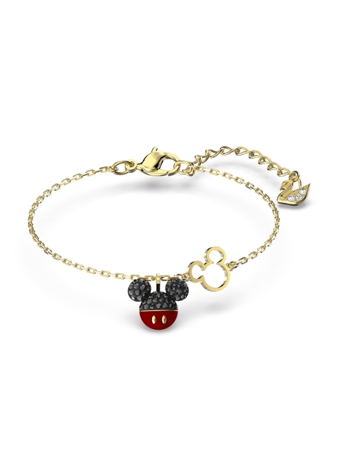 

SWAROVSKI Black & Gold Plated Mickey Bracelet