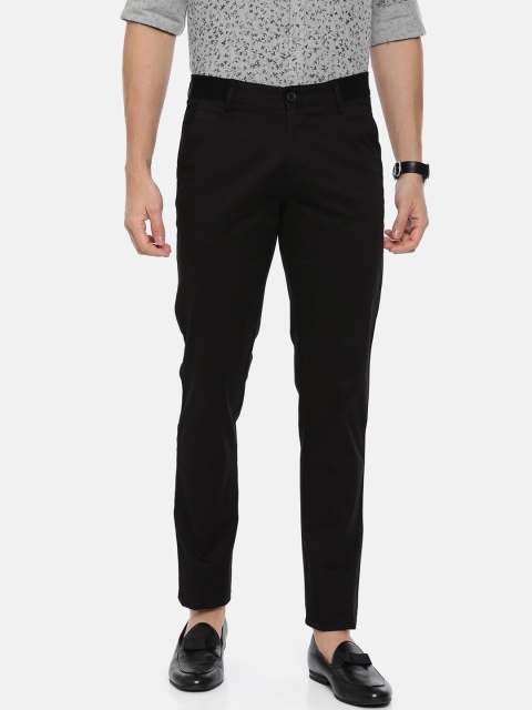 

ARISER Men Black Slim Fit Solid Chinos