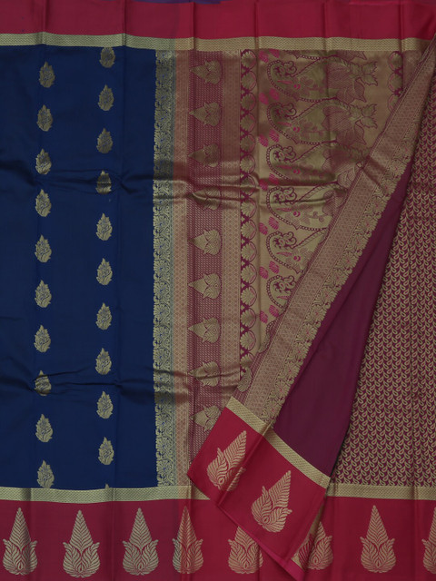 

Pothys Blue & Pink Art Silk Woven Design Saree