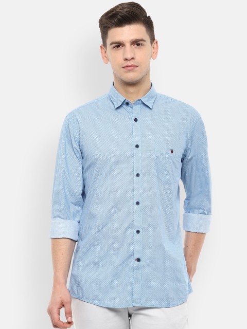

Louis Philippe Sport Men Blue Slim Fit Printed Casual Shirt