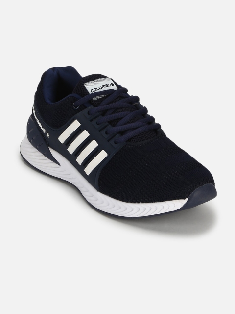 

Columbus Men Black Mesh Running Shoes