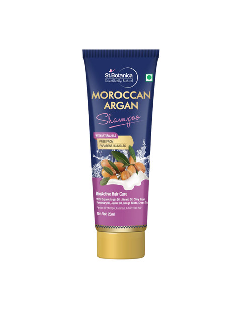 

St.Botanica Unisex Moroccan Argan Hair Shampoo 25 ml, Blue