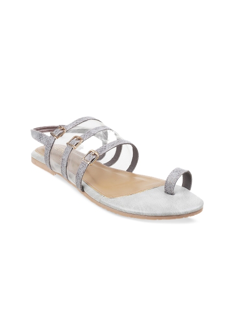 

Metro Women Blue Printed One Toe Flats