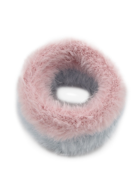 

ToniQ Set of 2 Fur Ponytail Holders, Pink