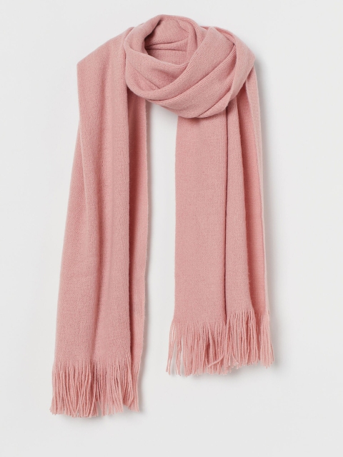 

H&M Pink Fringed Scarf