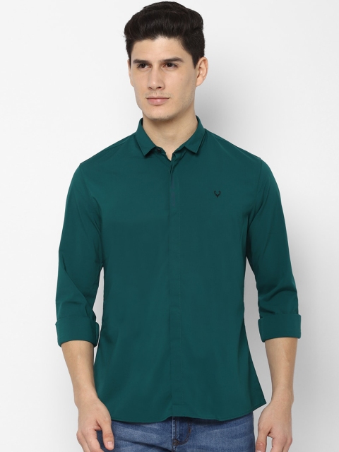 

Allen Solly Sport Men Green Slim Fit Solid Casual Shirt