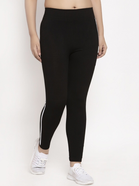 

KLOTTHE Women Black Solid Jeggings