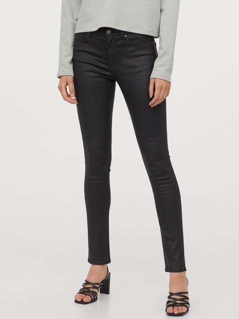 

H&M Women Black Shaping Skinny Regular Jeans