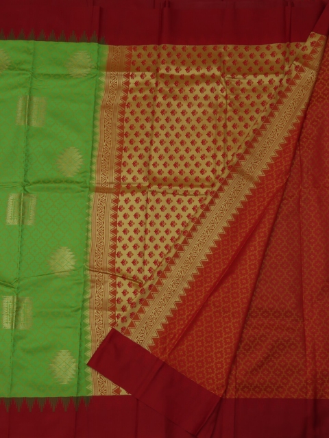 

Pothys Green Woven Design Art Silk Saree