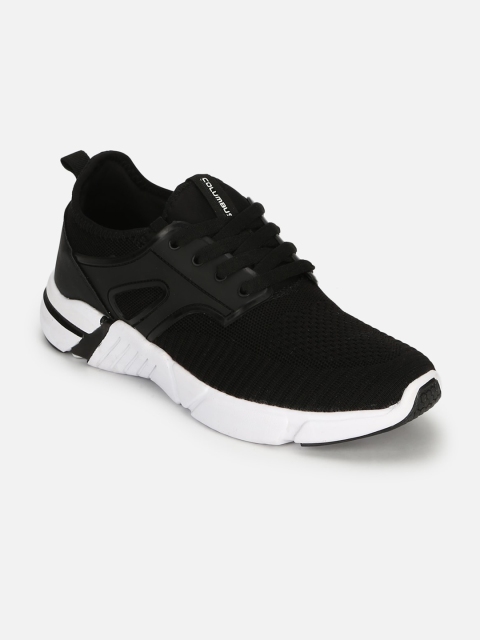 

Columbus Men Black Mesh Running Shoes
