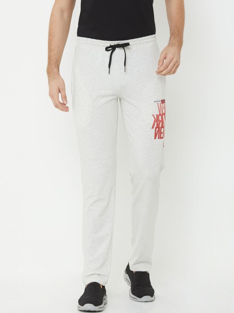 

Sweet Dreams Men Grey-Melange Solid Track Pants