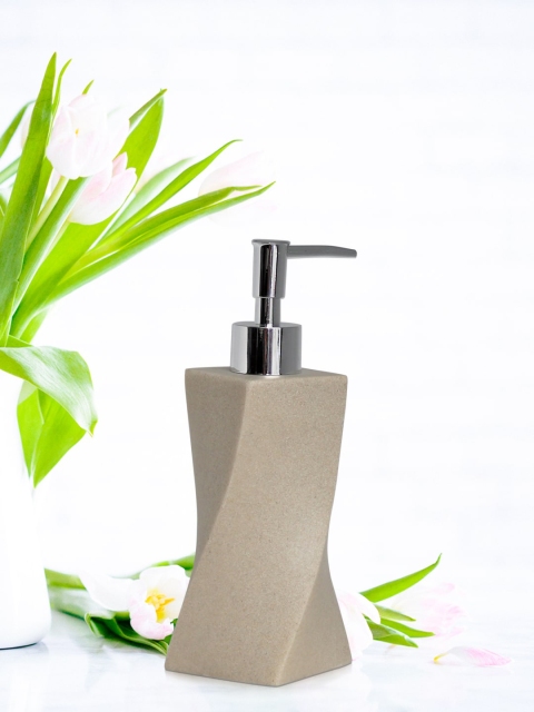 

Shresmo Beige Solid Liquid Soap Dispenser`
