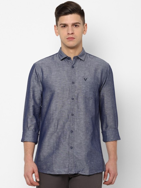 

Solly Jeans Co. Men Grey Regular Fit Solid Casual Shirt
