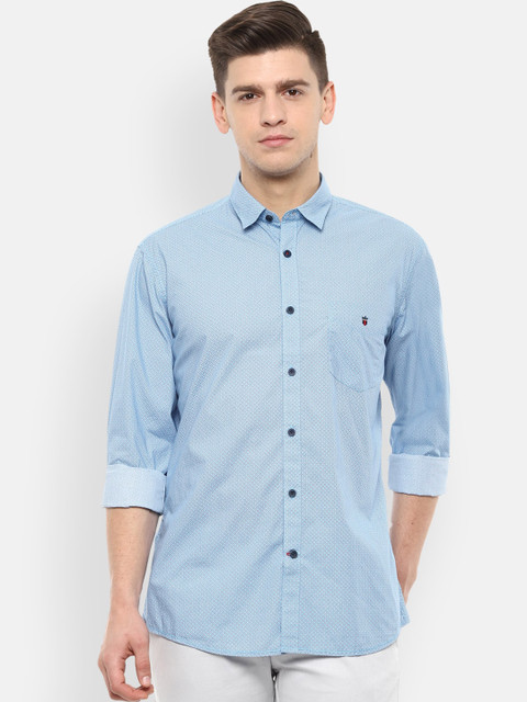 

Louis Philippe Sport Men Blue Slim Fit Printed Casual Shirt