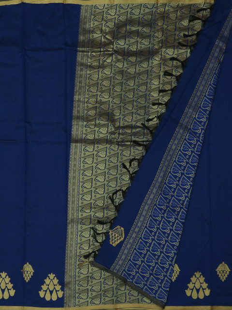 

Pothys Blue & Beige Art Silk Woven Design Saree