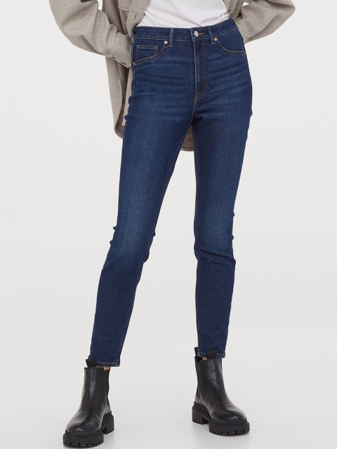 

H&M Women Blue Curvy High Waist Jeggings