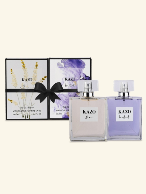 

Kazo Women Set Of 2 White & Lavender Shi & Konstant Eau De Parfum 200ml