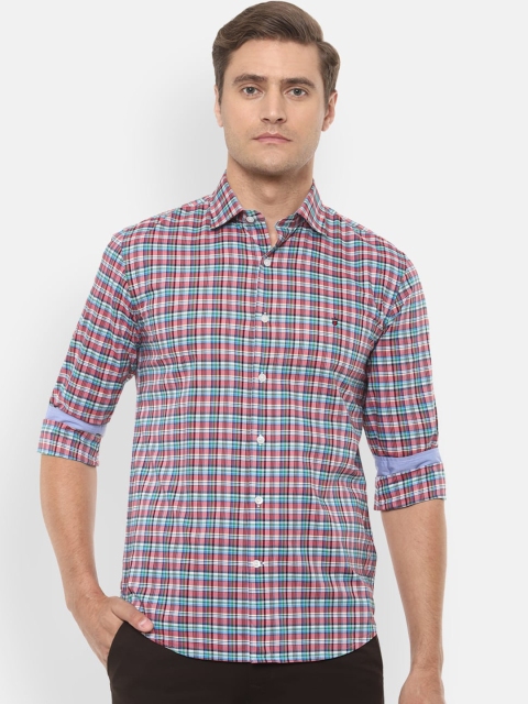 

Louis Philippe Sport Men Multicoloured Slim Fit Checked Casual Shirt, Multi