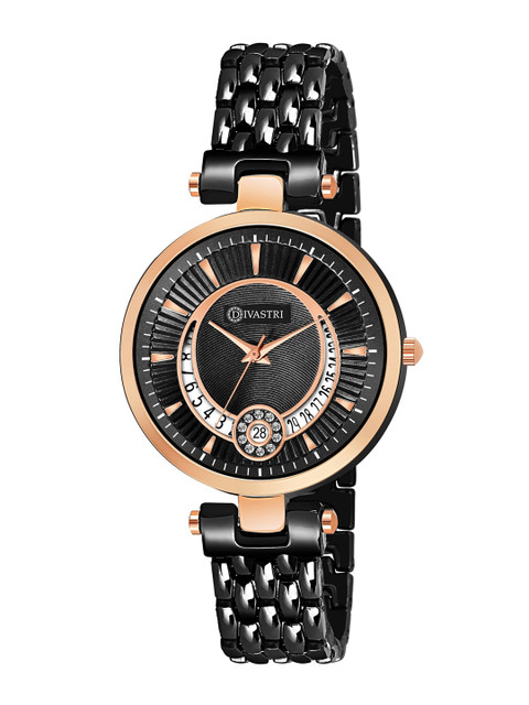 

DIVASTRI Women Black Analogue Watch DIVA138